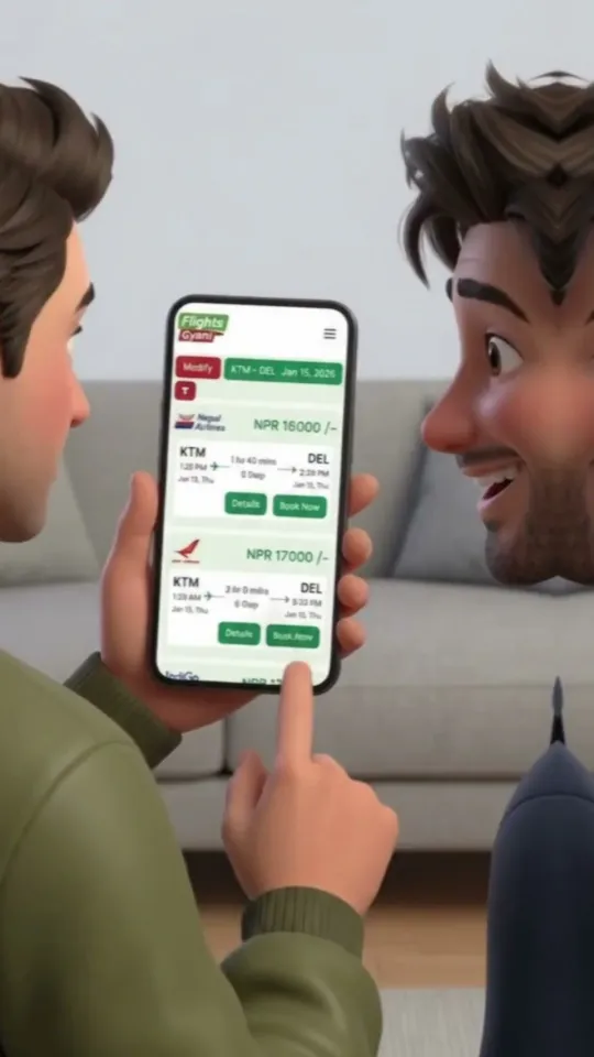 Flights Gyani video creative